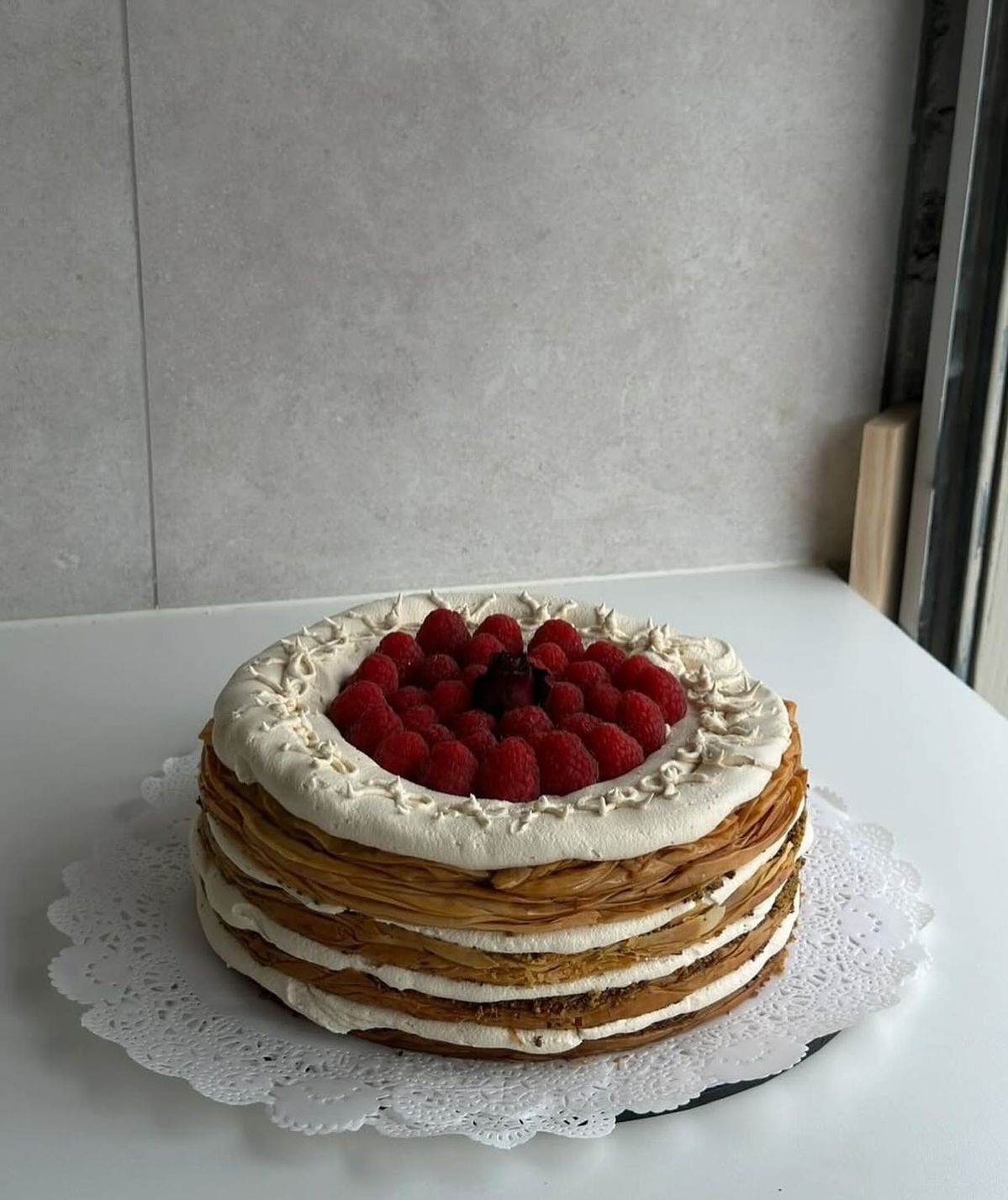 Baklava Cake  -  Iconic Rose Pistachio